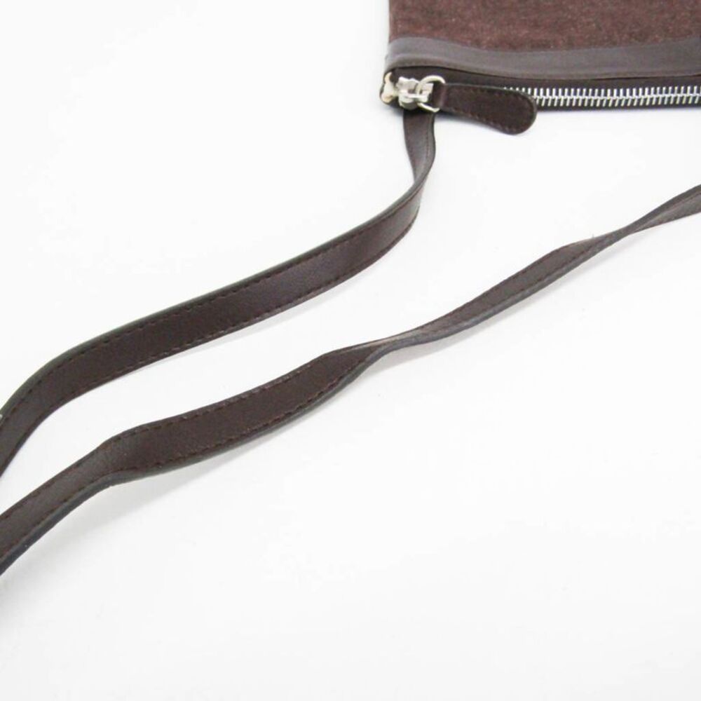Bvlgari Logomania Canvas With Leather Brown Denim_Jeans Shoulder Bag Bag - Picture 15 of 16
